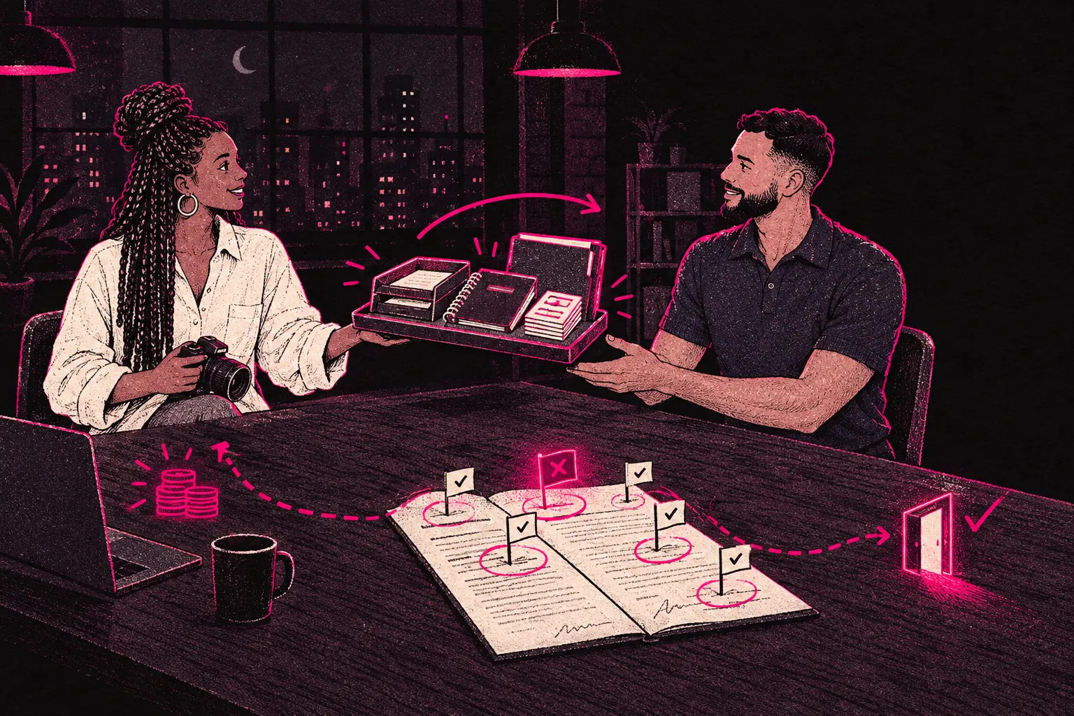 Cover illustration: How OnlyFans Agencies Work, and the Red Flags to Avoid