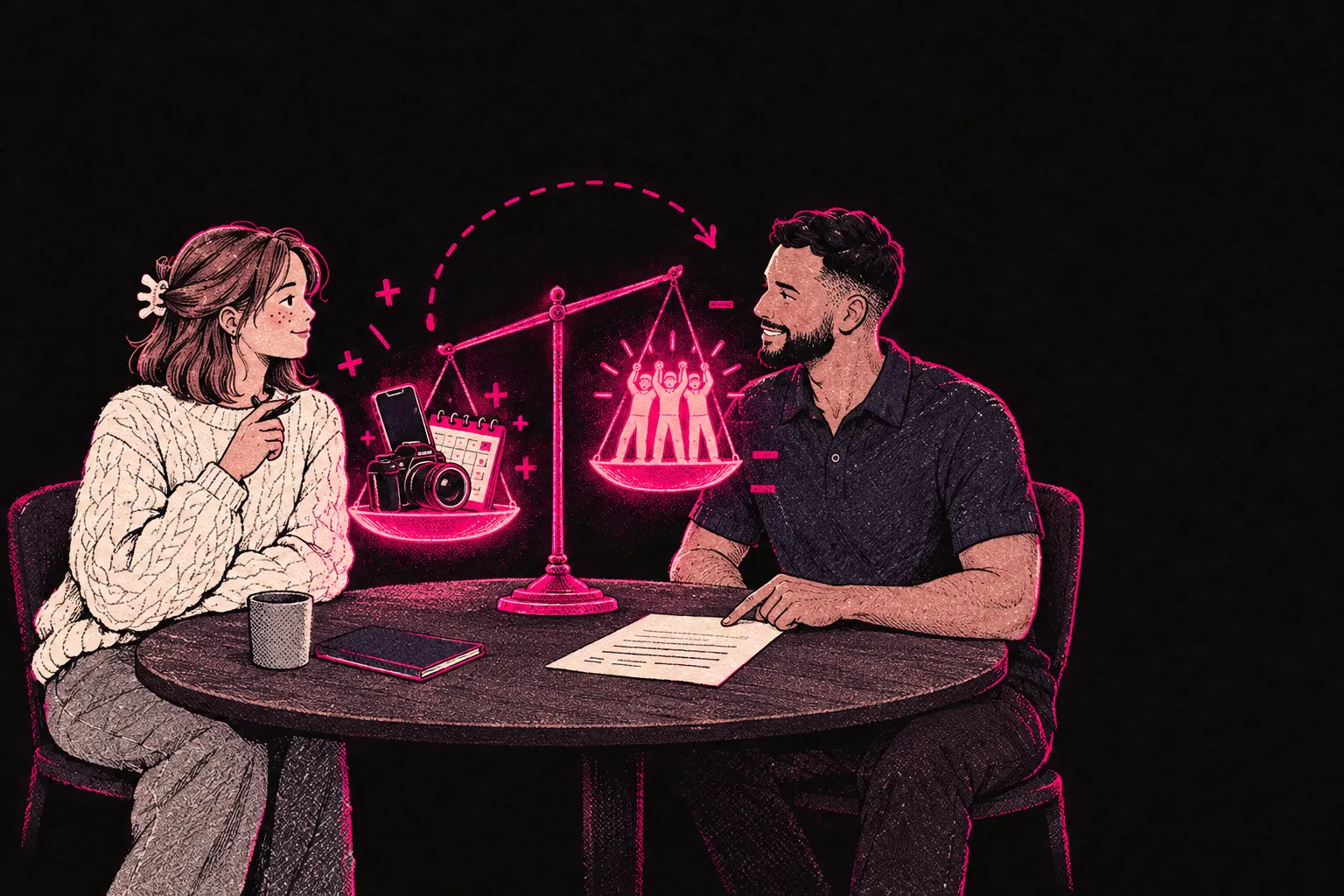 Cover illustration: Is OnlyFans Management Worth It? Pros, Cons and Maths