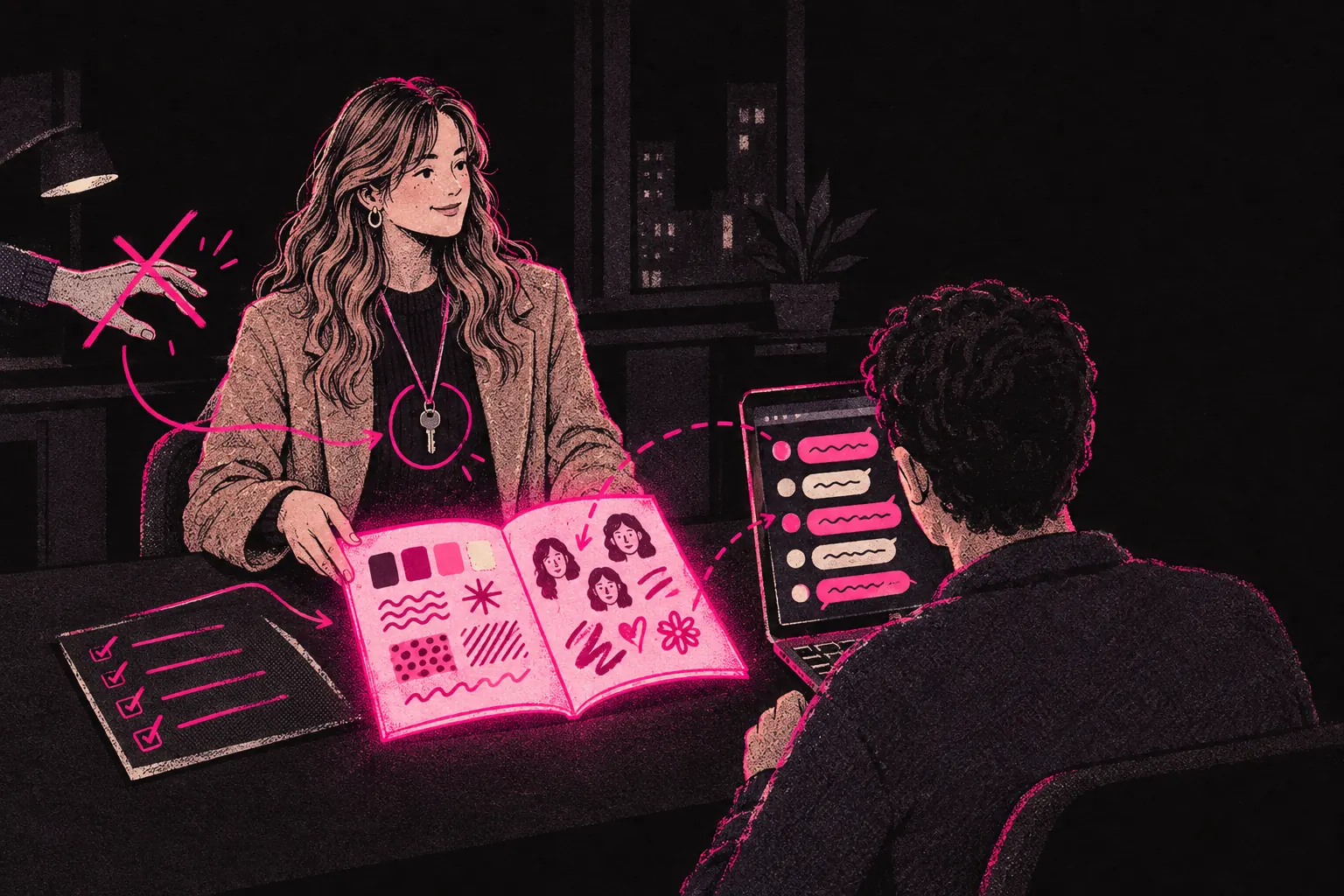 Cover illustration: Hiring an OnlyFans Chatter: Vetting, Pay and Red Flags