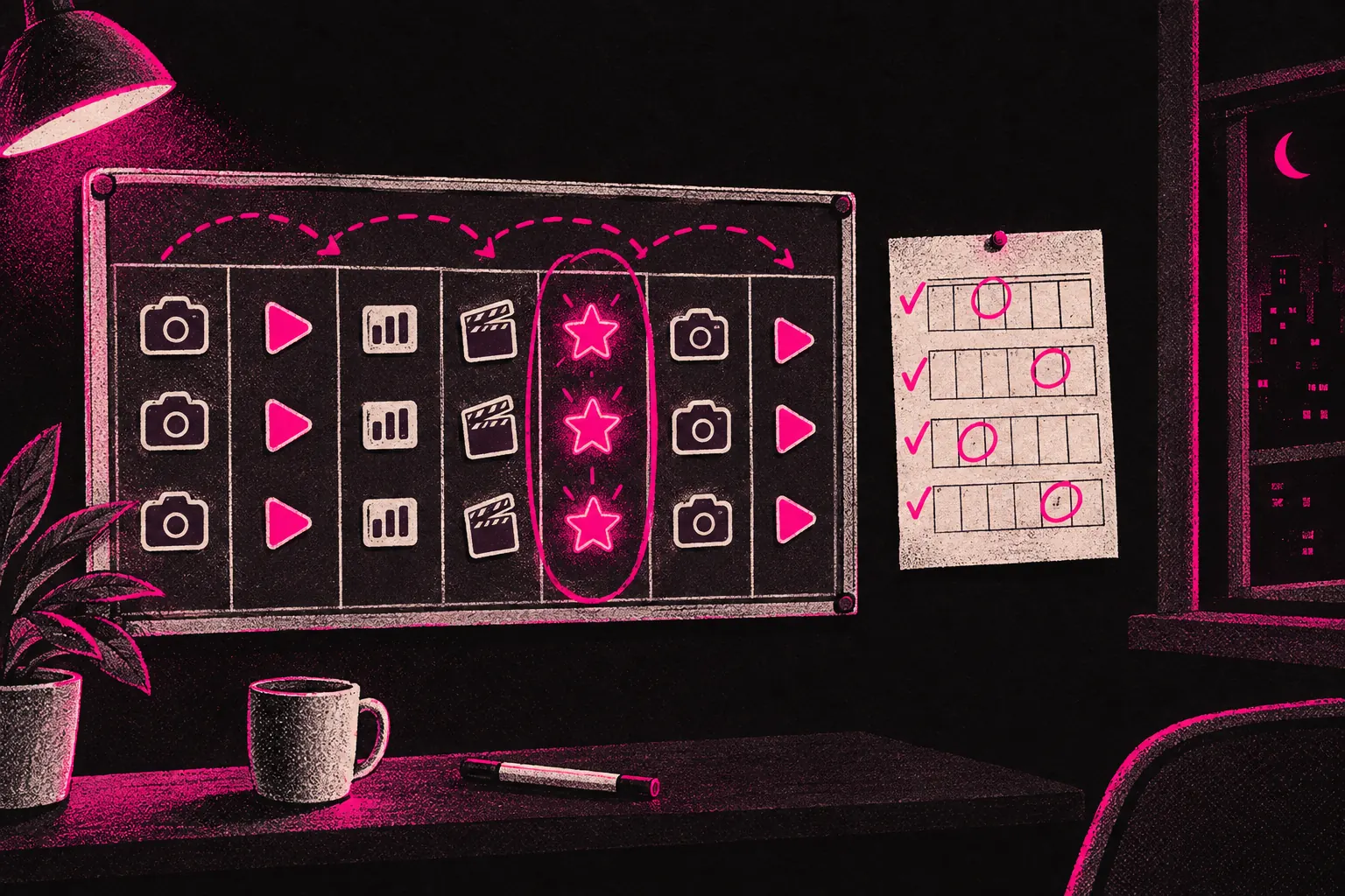 Cover illustration: OnlyFans Content Calendar: How to Plan a Month of Posts