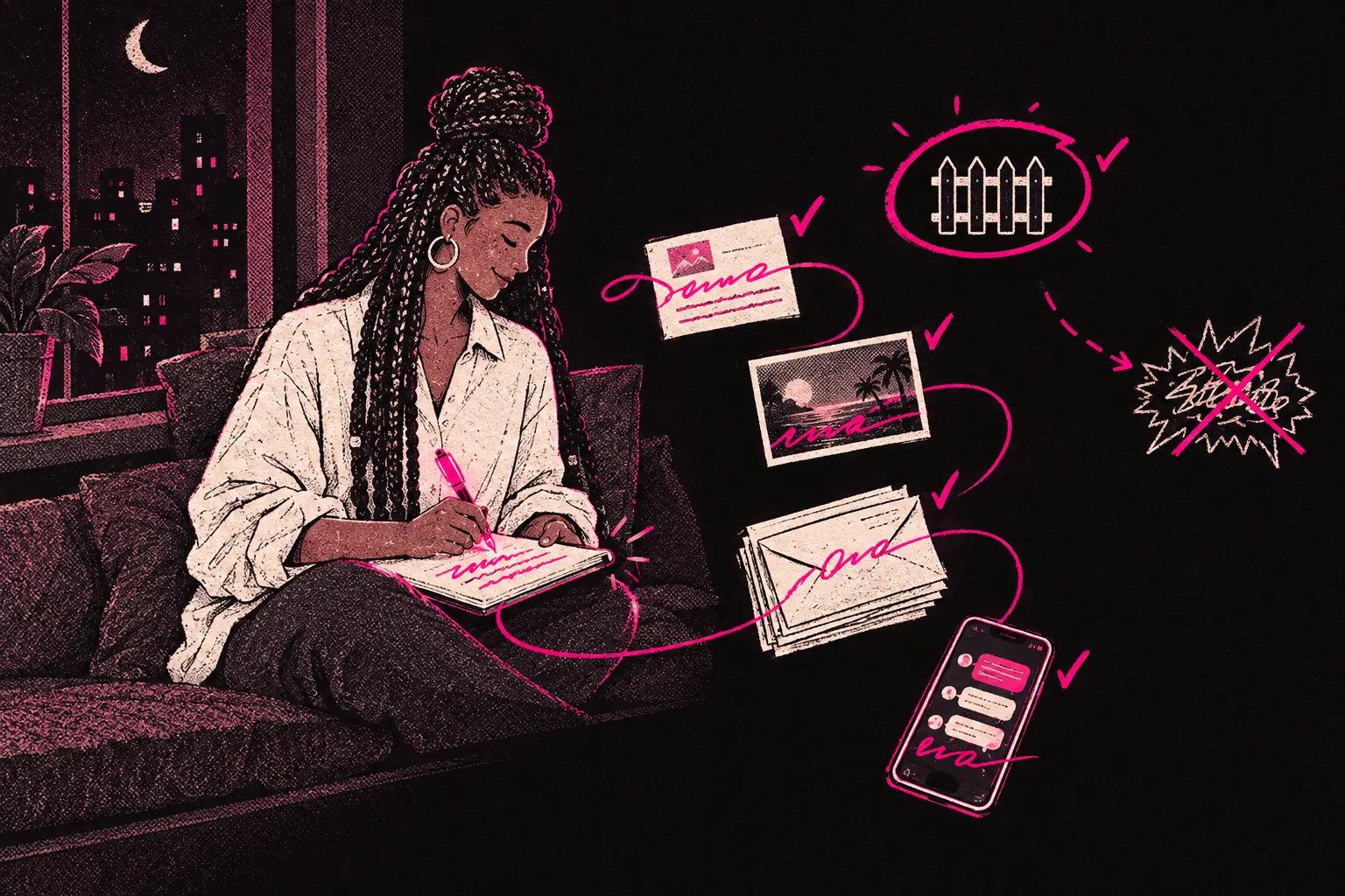 Cover illustration: How to Communicate with Fans on OnlyFans: Finding Your Voice