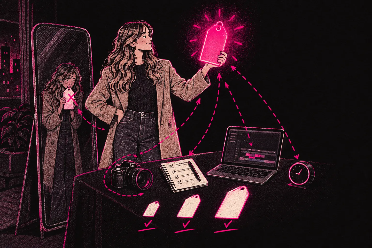 Cover illustration: Imposter Syndrome on OnlyFans: How to Stop Undercharging