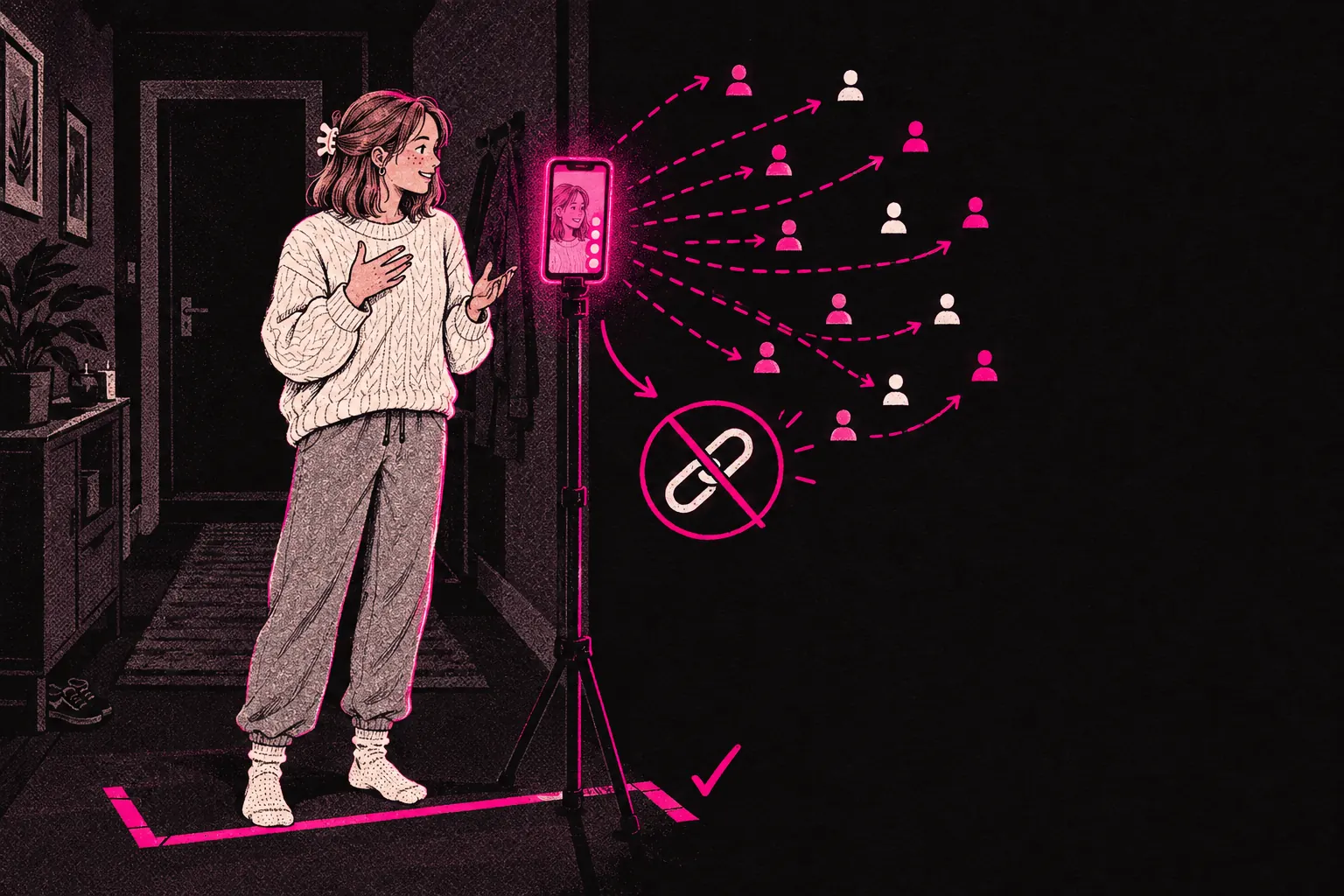 Cover illustration: Using TikTok to Grow OnlyFans: What Works in 2026