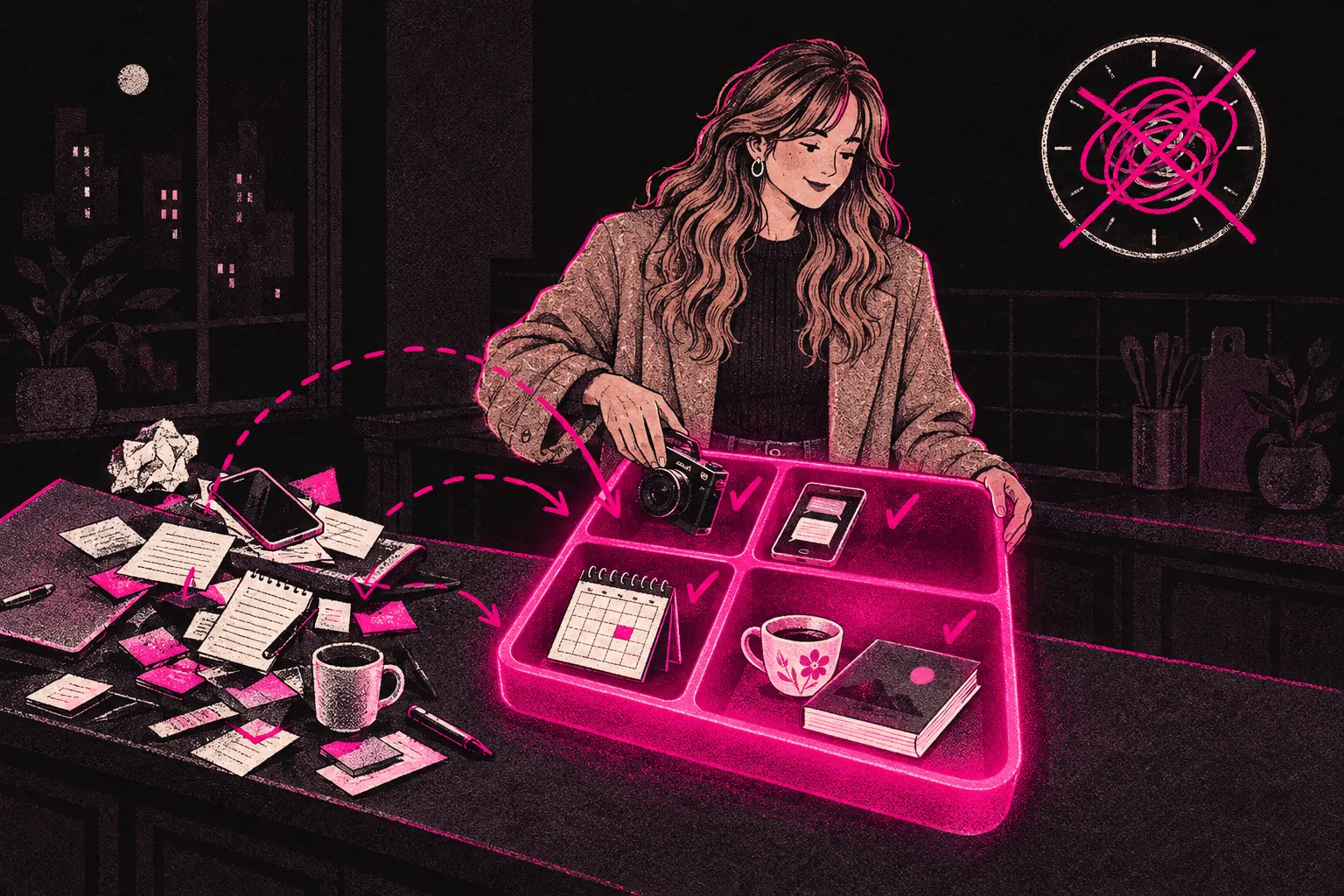 Cover illustration: OnlyFans Time Management: Stop Working 16 Hour Days