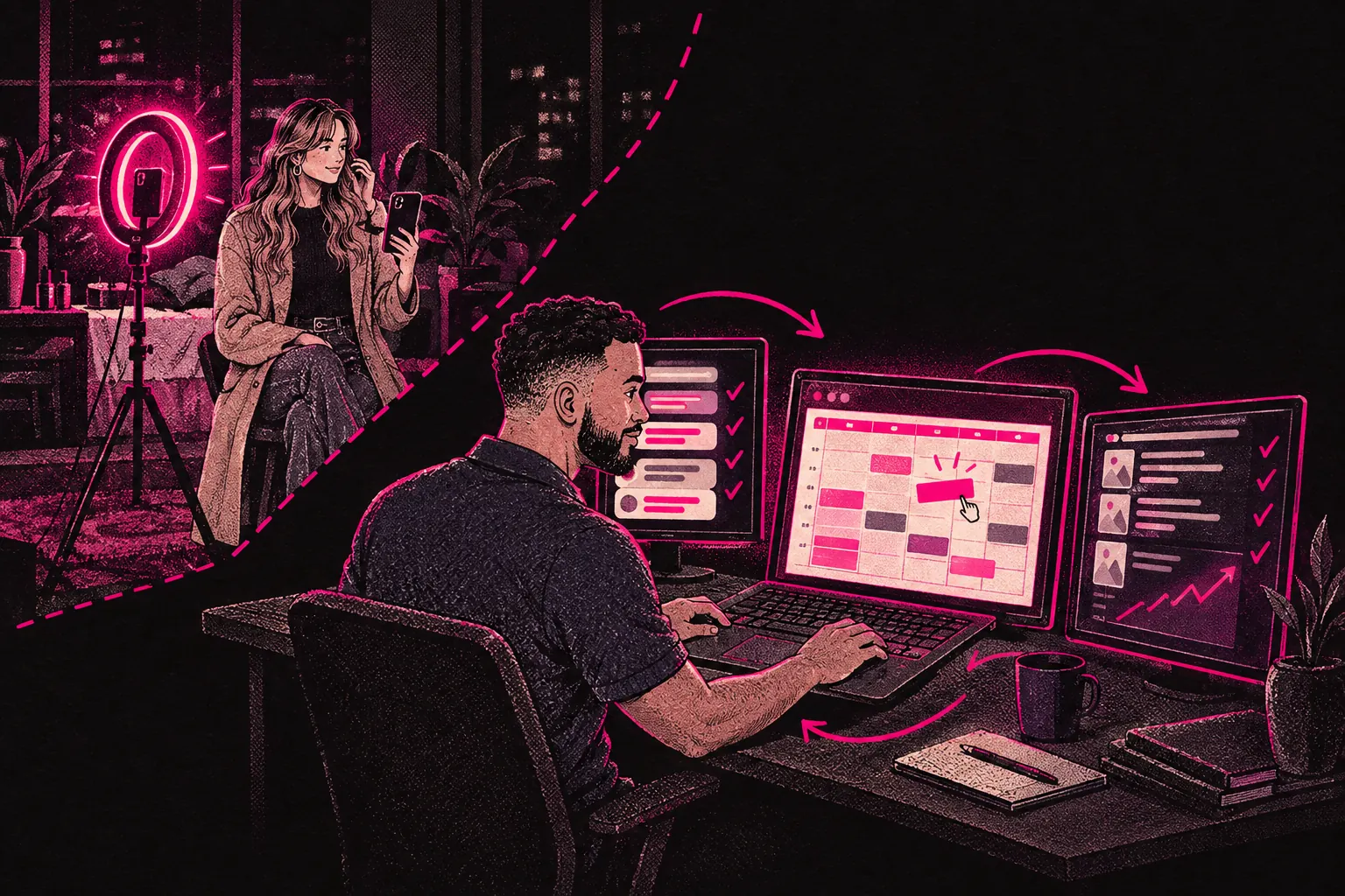 Cover illustration: What Does an OnlyFans Manager Do Day to Day?