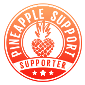 Pineapple Support supporter badge